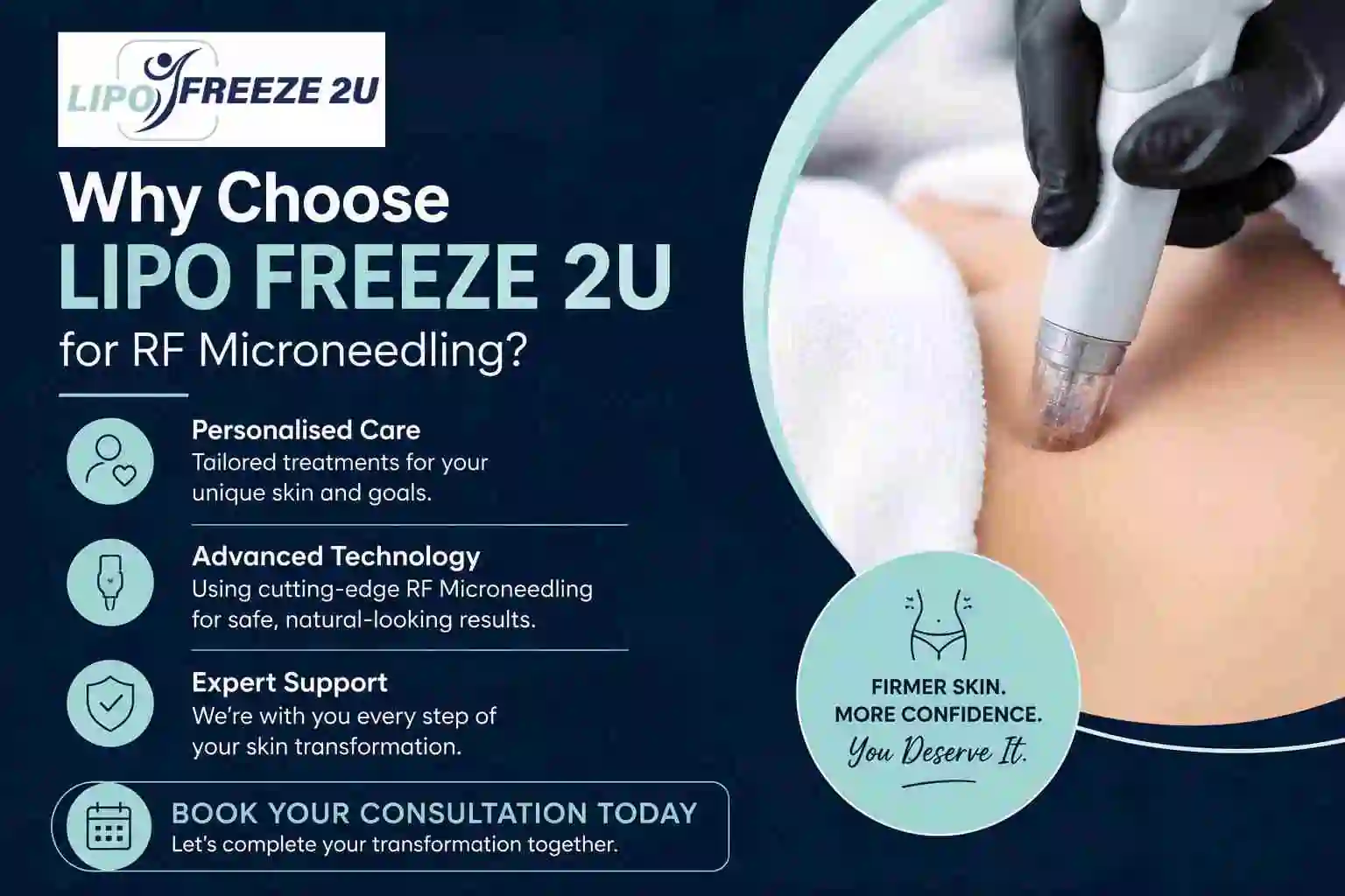 Why Choose LIPO FREEZE 2U for RF Microneedling Stirling?