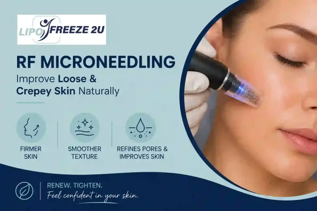 Can RF Microneedling Help Improve Loose and Crepey Skin Stirling?